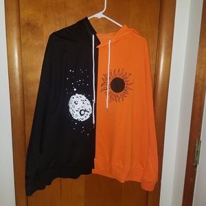 Shein Sun & Moon Hooded Sweatshirt